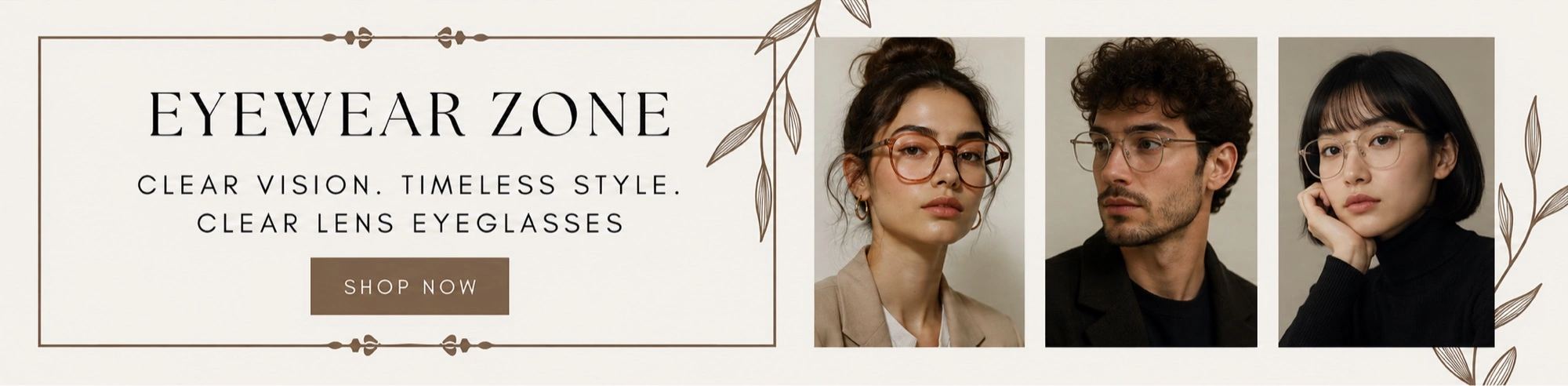 Eyewear Zone clear lens eyeglasses