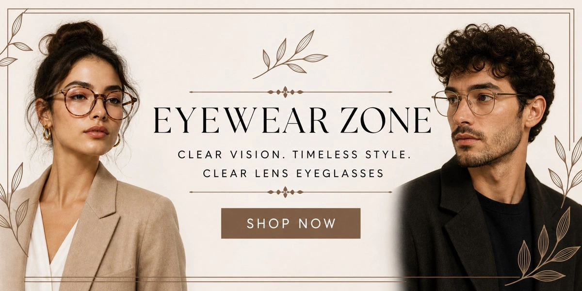 Eyewear Zone clear lens eyeglasses