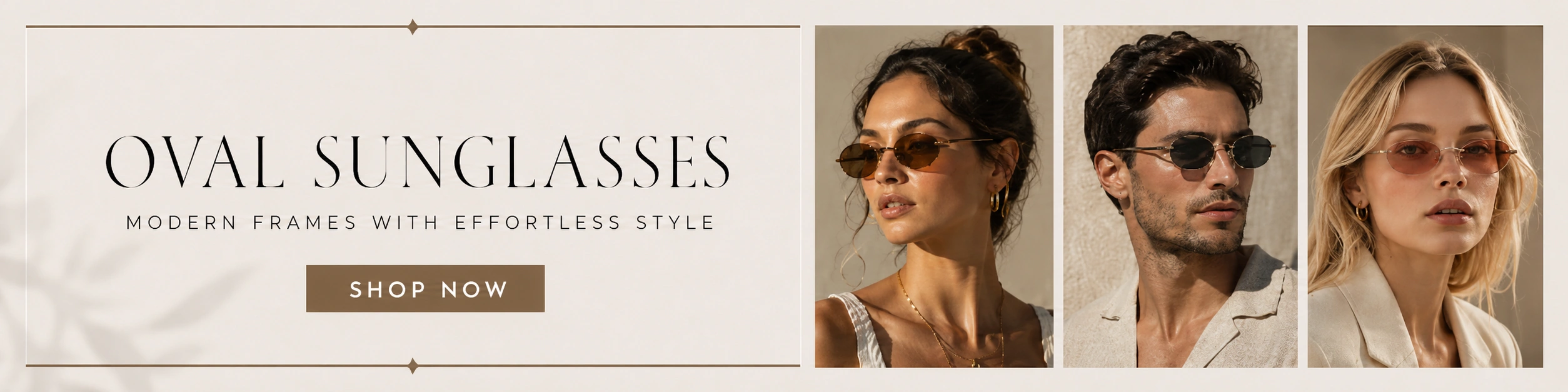 Oval sunglasses