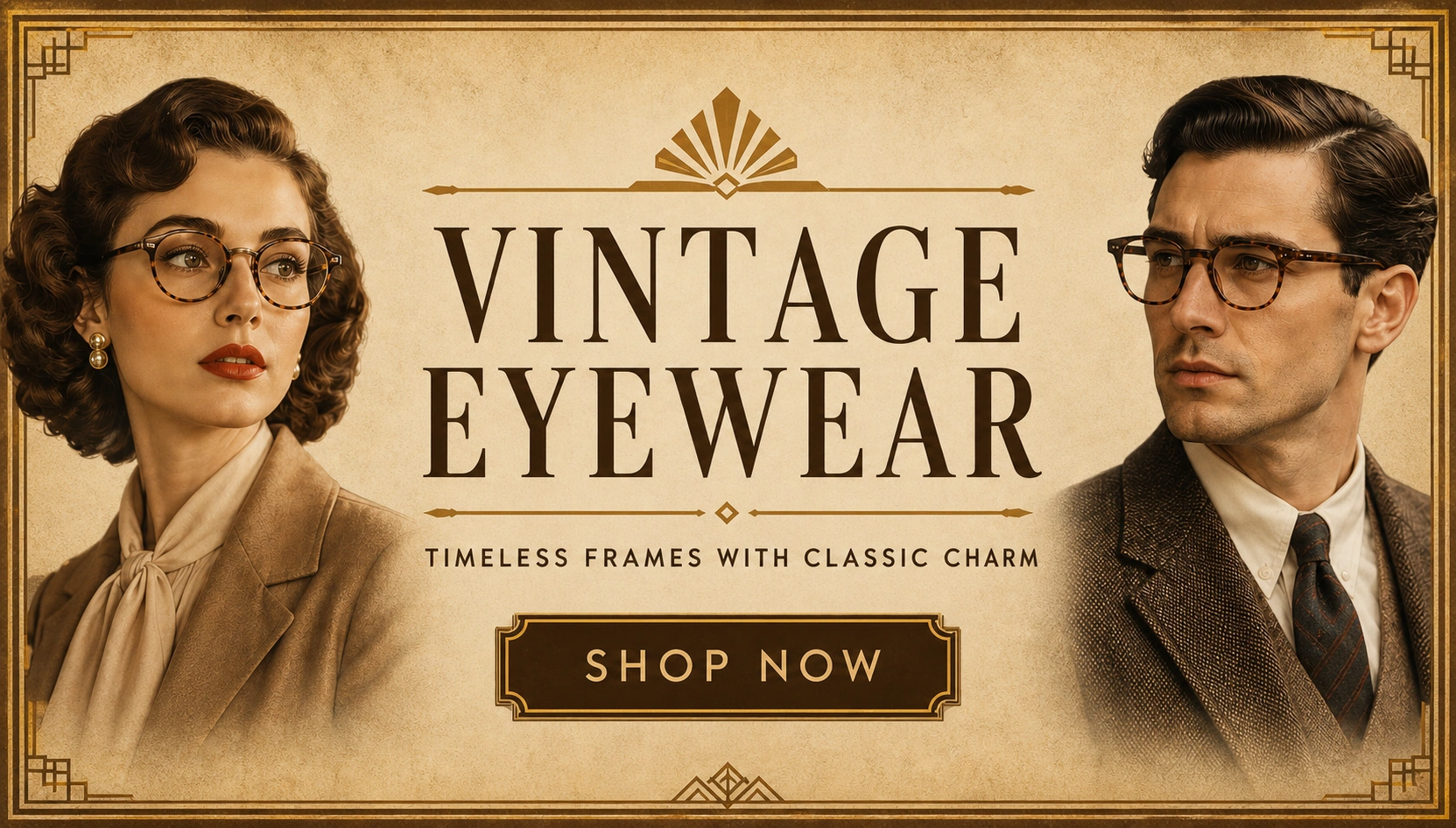 Deadstock Vintage Black Rectangular Thick Frame Classic Sunglasses